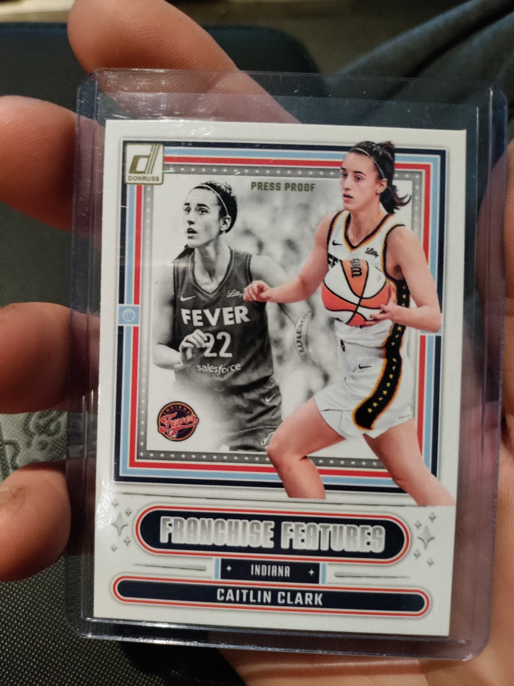 2025 Panini Donruss WNBA Caitlin Clark Franchise Features #13 MINT & SLEEVED